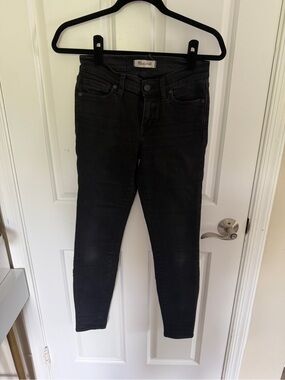 Madewell Black High-Rise Skinny Skinny Jeans